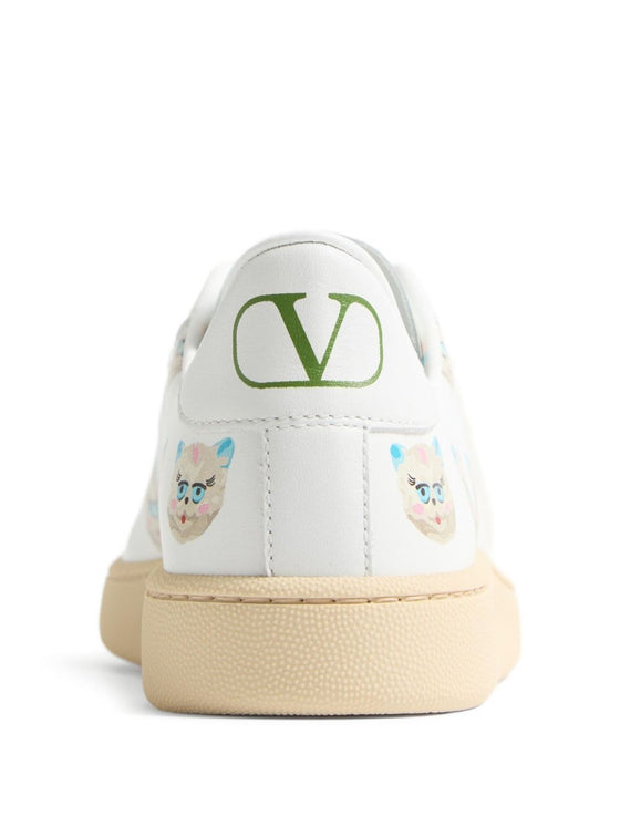 Valentino Garavani Le Chat De La Maison Royco Sneaker In Nappa Calfskin