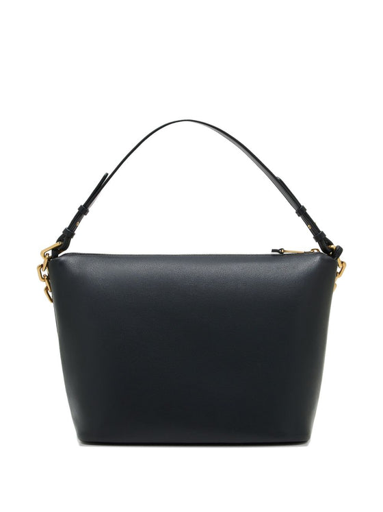 Emporio Armani Medium leather hobo bag with chain