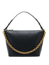Emporio Armani Medium leather hobo bag with chain