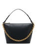 Emporio Armani Medium leather hobo bag with chain