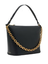 Emporio Armani Medium leather hobo bag with chain