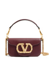 Valentino Garavani Locò Small Shoulder Bag In Calfskin With Jewel Logo