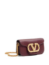 Valentino Garavani Locò Small Shoulder Bag In Calfskin With Jewel Logo