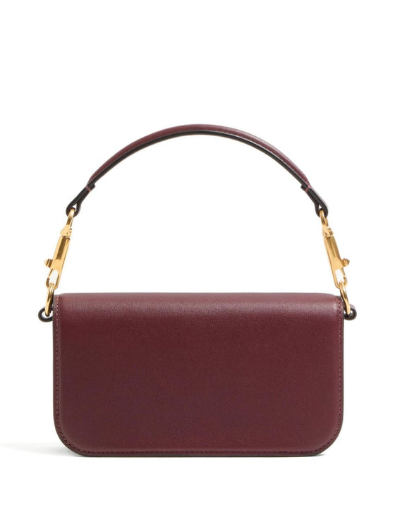 Valentino Garavani Locò Small Shoulder Bag In Calfskin With Jewel Logo