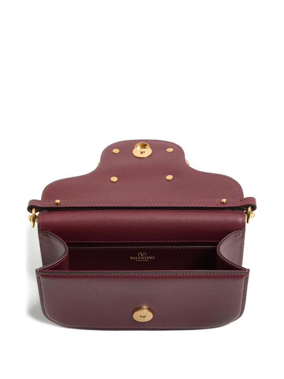 Valentino Garavani Locò Small Shoulder Bag In Calfskin With Jewel Logo