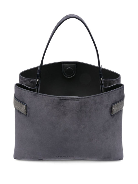 Brunello Cucinelli Suede leather handbag
