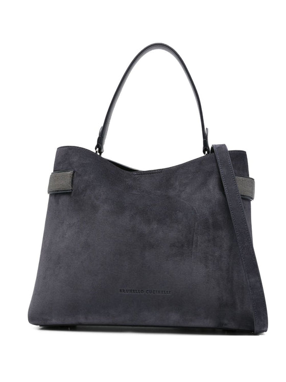 Brunello Cucinelli Suede leather handbag