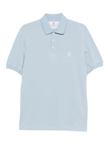  Brunello Cucinelli T-shirts and Polos Clear Blue