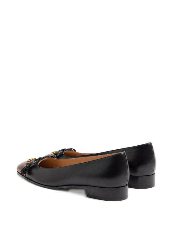 Valentino Garavani Valet Du Roi Ballerina In 25mm Kid