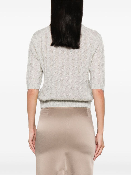 Brunello Cucinelli Sweaters Grey