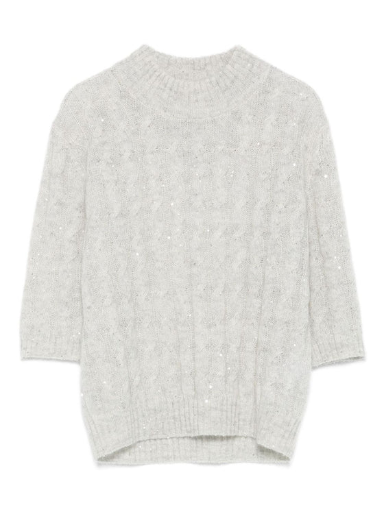 Brunello Cucinelli Sweaters Grey