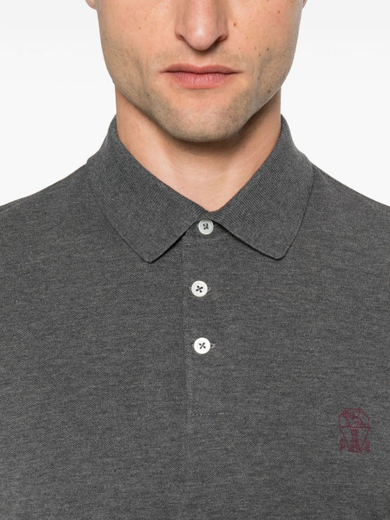 Brunello Cucinelli T-shirts and Polos Grey