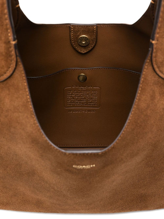 Coach Brooklyn 28 suede hobo bag