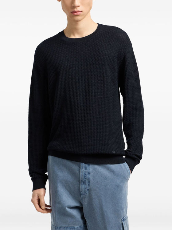 Emporio Armani Sweaters Blue