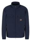 Emporio Armani Coats Blue