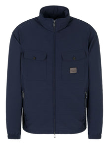 Emporio Armani Coats Blue