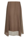 Brunello Cucinelli Skirts Beige
