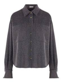  Brunello Cucinelli Shirts Grey