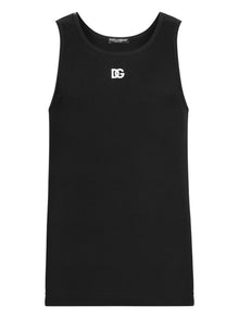  Dolce & Gabbana Logo cotton tank top