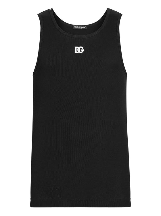 Dolce & Gabbana Logo cotton tank top