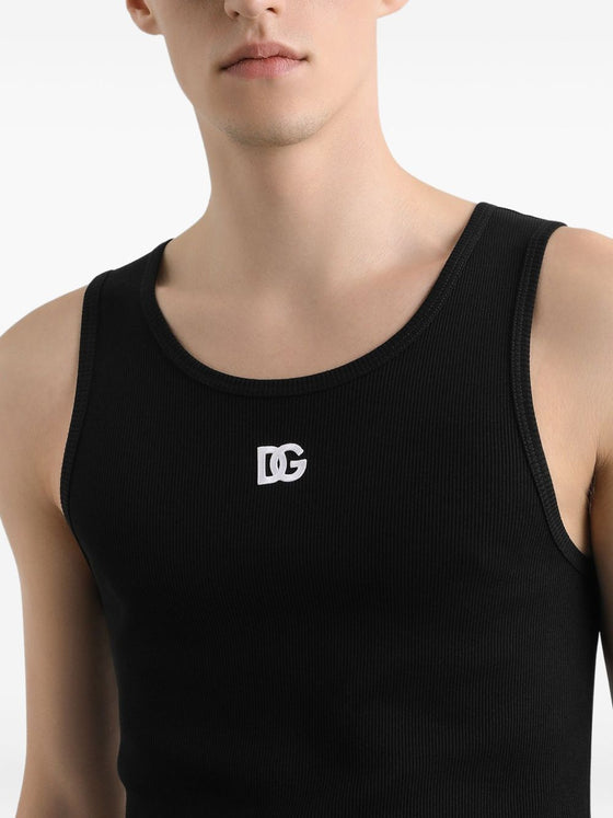 Dolce & Gabbana Logo cotton tank top