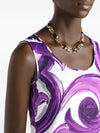 Dolce & Gabbana Maiolica print tank top