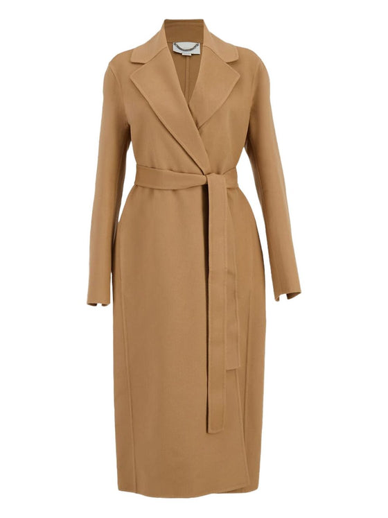 Stella McCartney Coats Camel
