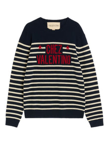  Valentino Wool Sweater with Jacquard Pattern Chez Valentino