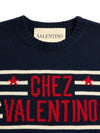 Valentino Wool Sweater with Jacquard Pattern Chez Valentino