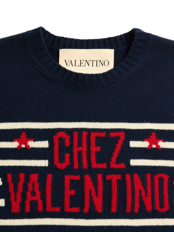 Valentino Sweaters Blue