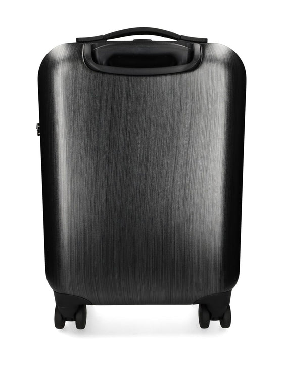 Emporio Armani ABS carry-on bag with oversized embossed eagle