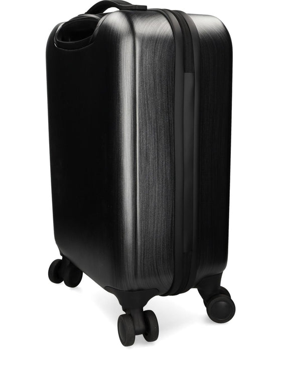 Emporio Armani ABS carry-on bag with oversized embossed eagle