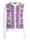 Dolce & Gabbana Maiolica print silk cardigan