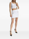 Balmain Tweed Crop Top