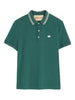 Valentino Cotton Pique Polo Shirt With Vlogo Patch