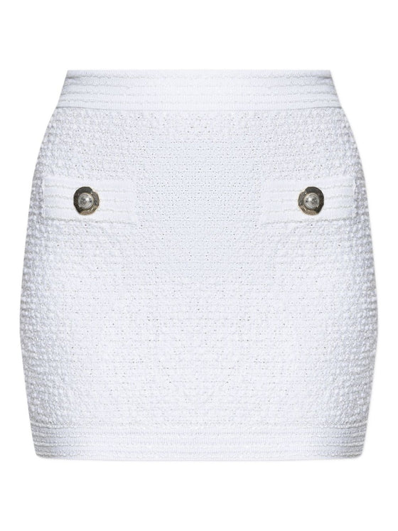 Balmain Tweed Mini Skirt
