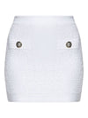 Balmain Tweed Mini Skirt