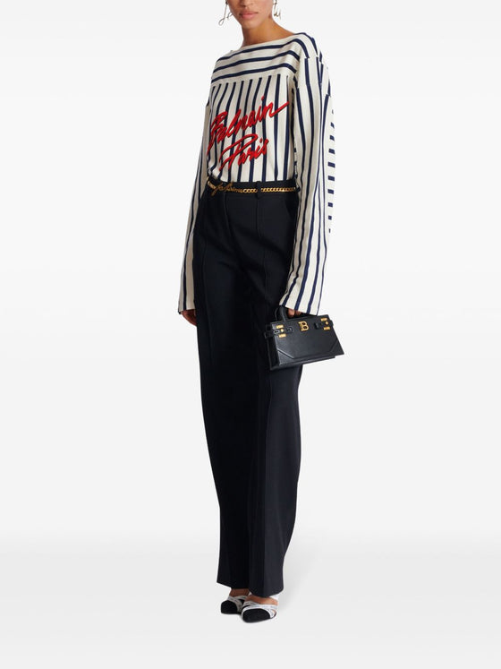 Balmain B-Buzz small leather handbag