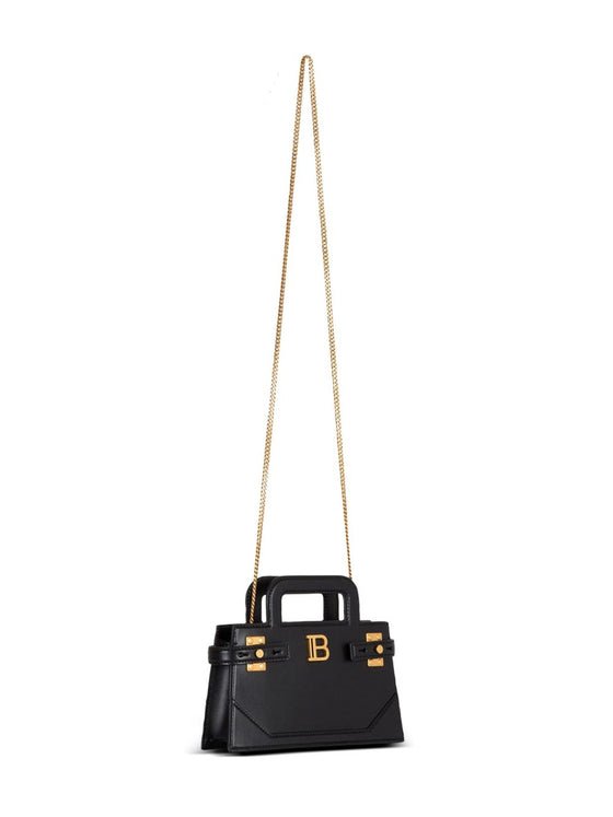 Balmain B-Buzz small leather handbag
