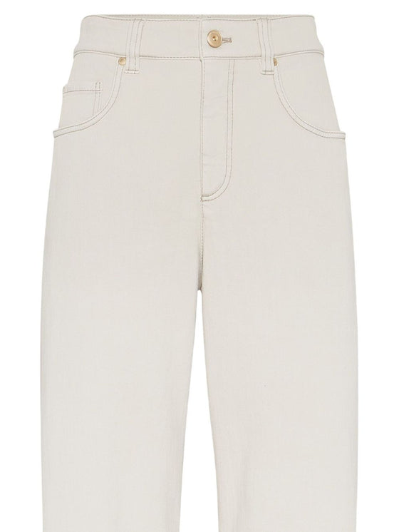 Brunello Cucinelli Trousers White