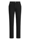 Dolce & Gabbana five pockets logo plaque Denim cotton jeans