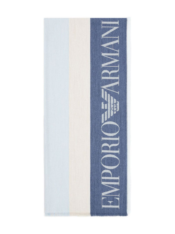 Emporio Armani Stole with multicoloured vertical bands