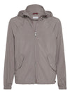 Brunello Cucinelli Unlined outerwear in lightweight techno fabric with hood