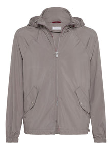  Brunello Cucinelli Unlined outerwear in lightweight techno fabric with hood