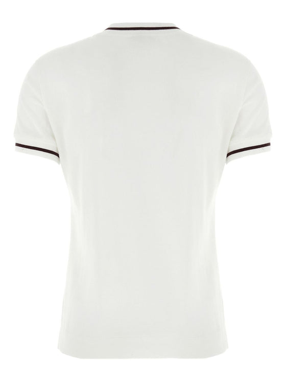 Brunello Cucinelli Embroidered-detail cotton t-shirt