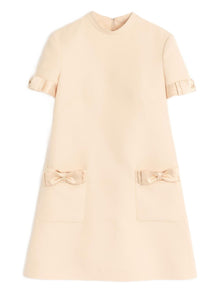  Valentino Short Crepe Couture Dress