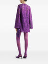 Dolce & Gabbana bell sleeves Lace mini dress