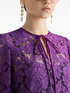 Dolce & Gabbana bell sleeves Lace mini dress