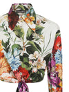 Dolce & Gabbana Floral print poplin shirt