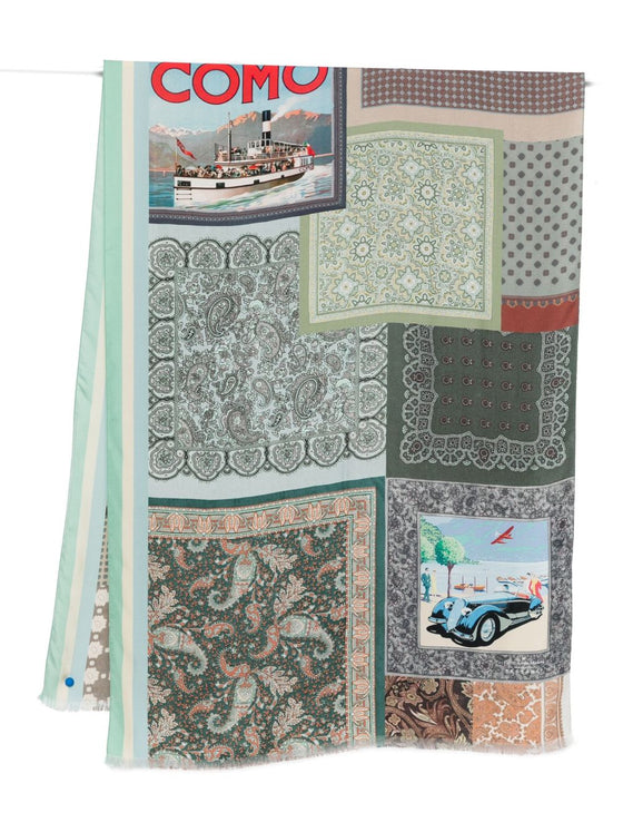Pierre Louis Mascia silk printed scarf
